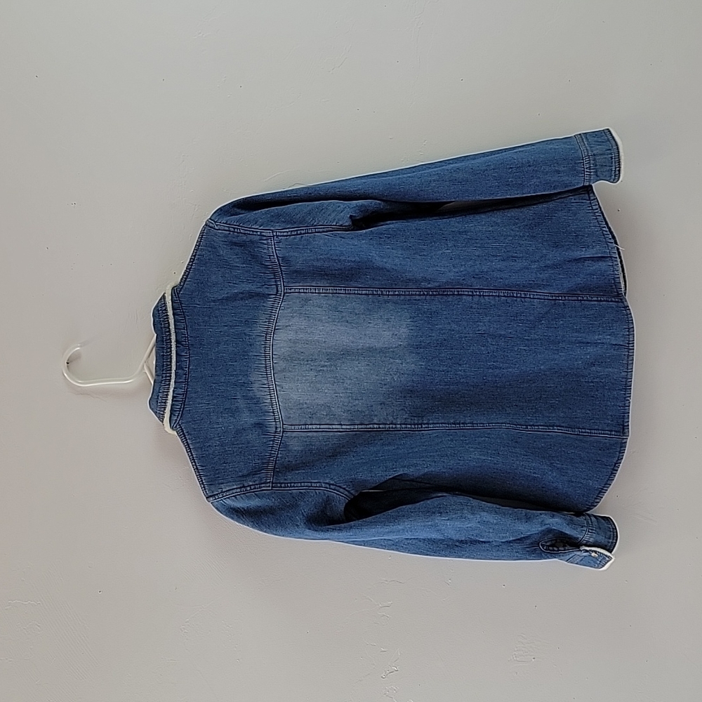 Pink Ripple Jean Jacket size small - Picture 6 of 6